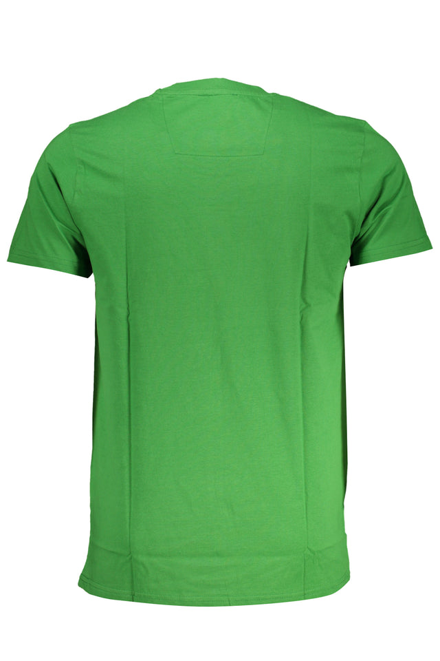 CAVALLI CLASS GREEN MEN'S SHORT SLEEVED T-SHIRT