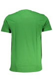 CAVALLI CLASS GREEN MEN'S SHORT SLEEVED T-SHIRT