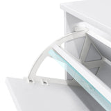 Cipős szekrény 3 részes, fehér színben-3