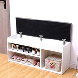 Cipőtároló pad párnázott üléssel-1