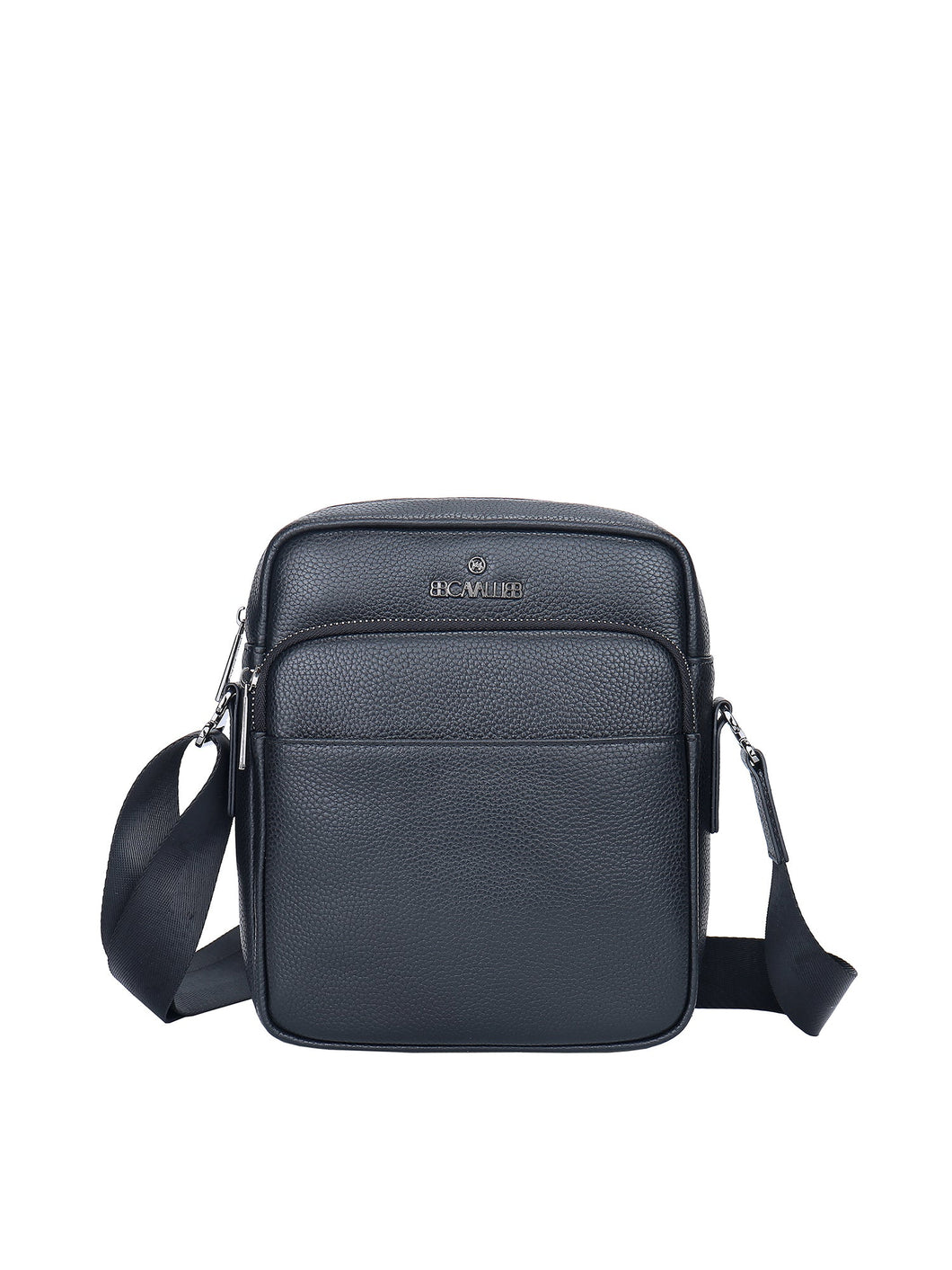Borsa a tracolla da uomo In Vera pelle Made in Italy 20x25x8 cm-0