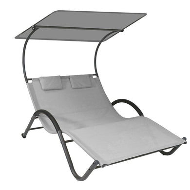 2-person DELUX sunbed in 3 colors-grey-0