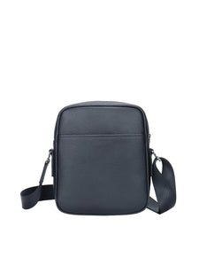 Borsa a tracolla da uomo In Vera pelle Made in Italy 20x25x6 cm-1