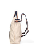Borsa a mano convertibile in zaino da donna In Vera pelle Made in Italy 43x38x12 cm-2