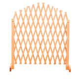 2 adjustable wooden trellis for plants-0