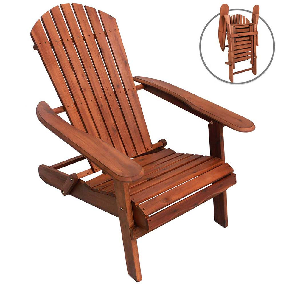 Fa, összecsukható kerti szék-3