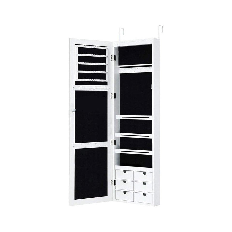 Fali tükrös ékszertartó világítással-1