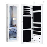 Fali tükrös ékszertartó világítással-2