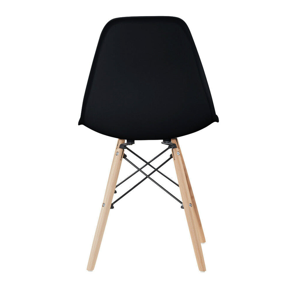 4 db modern étkezőszék, 4 színben-fekete-4