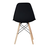 4 db modern étkezőszék, 4 színben-fekete-4