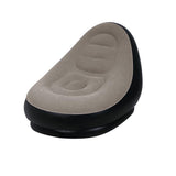 Inflatable armchair with footrest-1