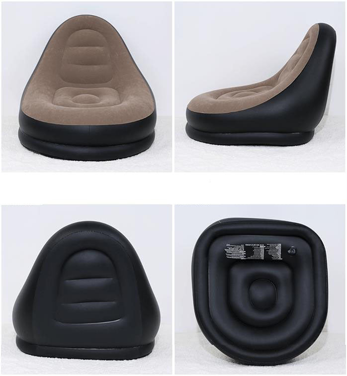 Inflatable armchair with footrest-2