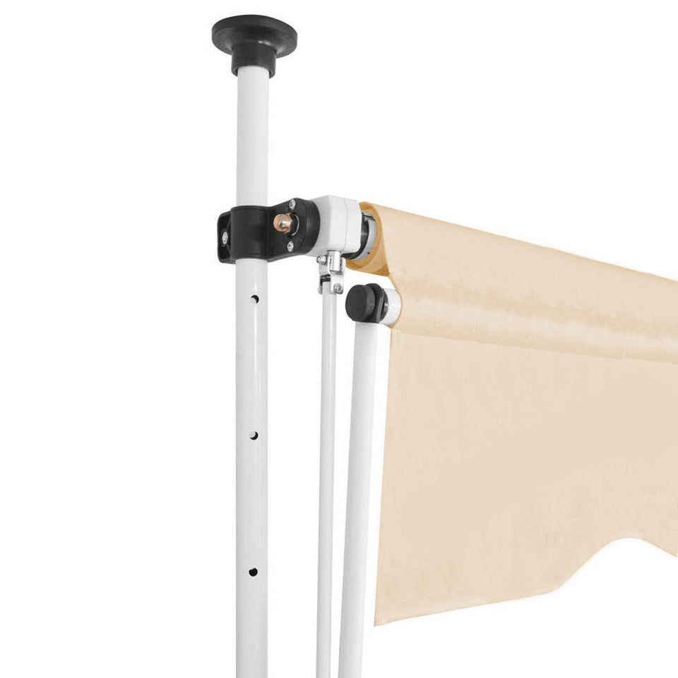 Feltekerhető napellenző több méretben és színben - bézs, 200x120cm-3