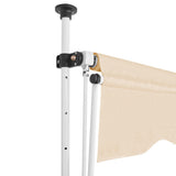 Feltekerhető napellenző több méretben és színben - bézs, 200x120cm-3