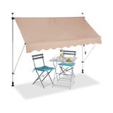 Feltekerhető napellenző több méretben és színben - bézs, 200x120cm-4