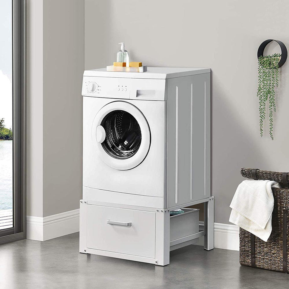 Washing machine stand with drawers-3