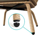 Prútené kreslo s vankúšikmi