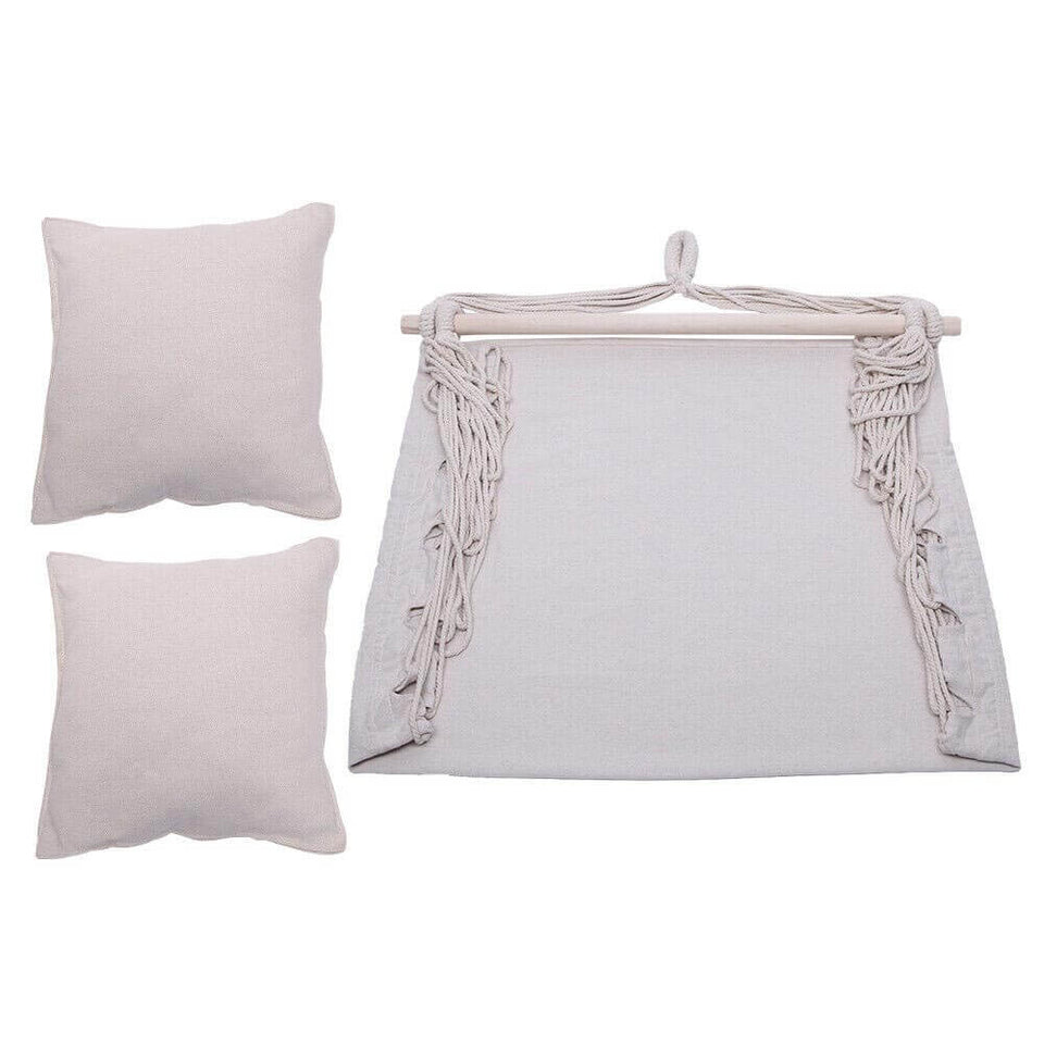 Hanging chair with cushion - off-white-2