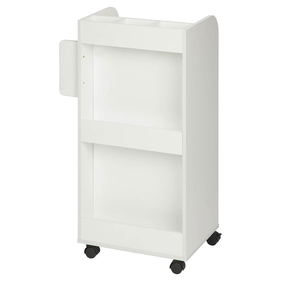 Gurulós tárolószekrény polcokkal, fiókokkal-4