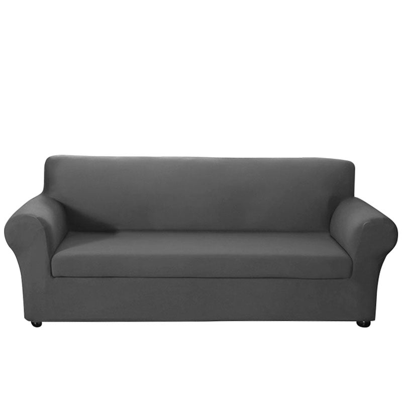 Armchair and sofa protective cover in several types - for 3-person sofa - gray-0
