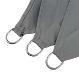 Square sun sail, 3.6 meters, several types-triangular, polyester, gray-2
