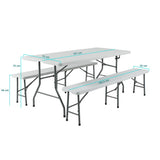 Portable beer bench set-1