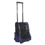 2 in 1 retractable pet carrier, multi-color-blue-0