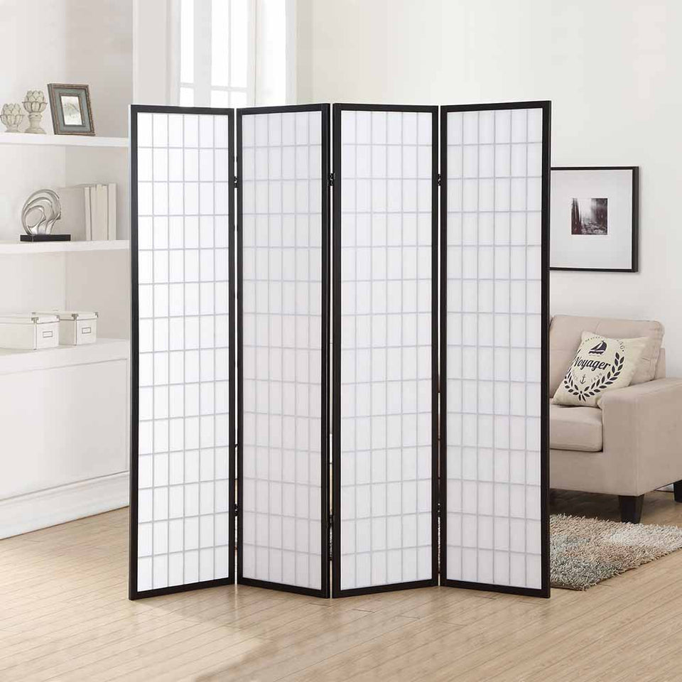 4 paneles térelválasztó paraván-japán stílusú-2