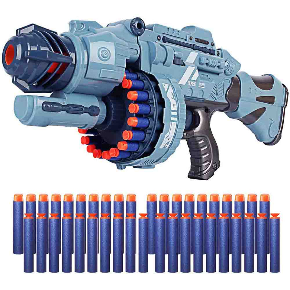 Toy gun with sound, 2 colors - gray-1
