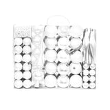 112 részes karácsonyfadísz, több színben-fehér-0