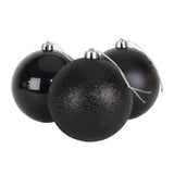 112 részes karácsonyfadísz, fekete-0