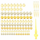 112-piece Christmas tree decoration, 4 colors-gold-2