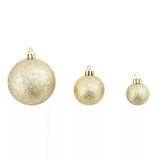 112-piece Christmas tree decoration, 4 colors-gold-3