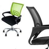 Office swivel chair with armrests in several colors - green-2