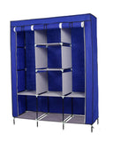 Mobile wardrobe in size 130x45x170 cm - blue-1