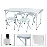 Camping table with 4 chairs-1