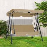 Garden swing bed in optional color - beige-1