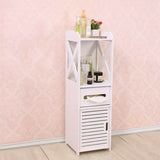 Narrow bathroom cabinet-1
