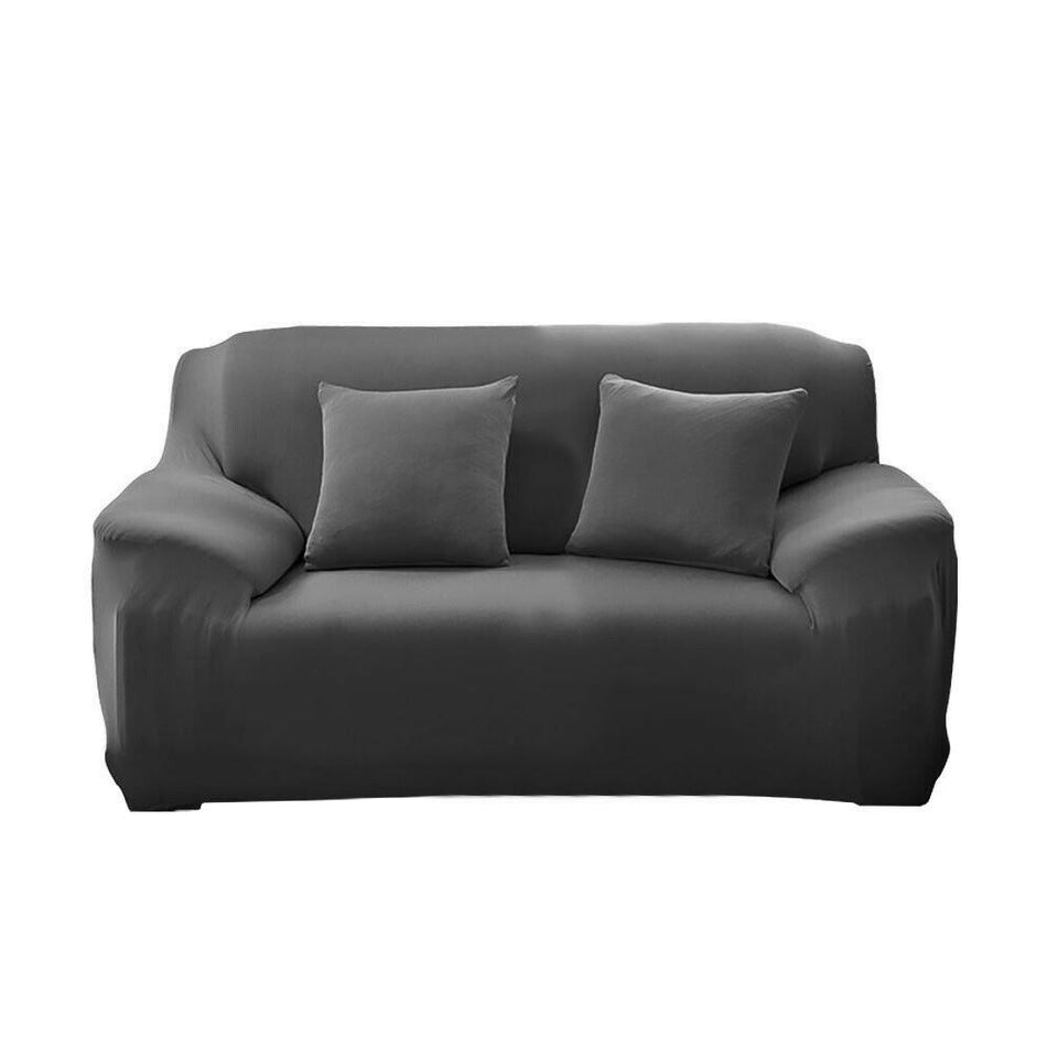 Armchair and sofa protective cover in several types-for 2-person sofas-grey-0