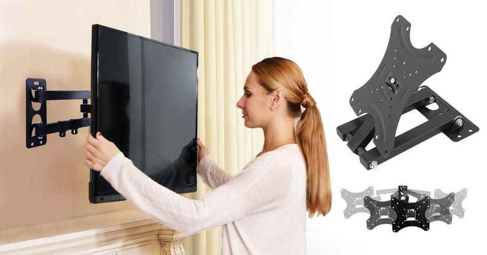 Wall-mounted, fold-out TV support bracket, 14-42"-2