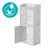 Mała szafka łazienkowa, biała