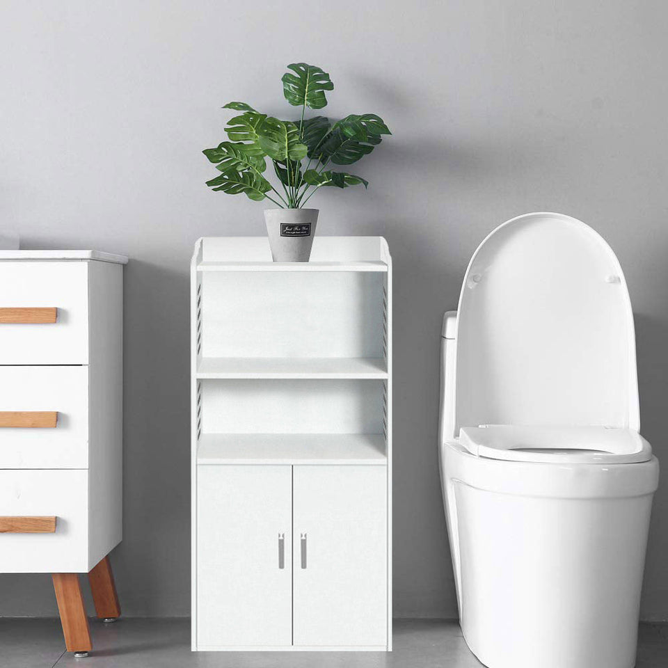 Mała szafka łazienkowa, biała