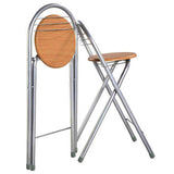 Kitchen bar set with 2 chairs and a table-4