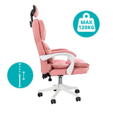 Lux főnöki forgószék, több típusban-rózsaszín-2