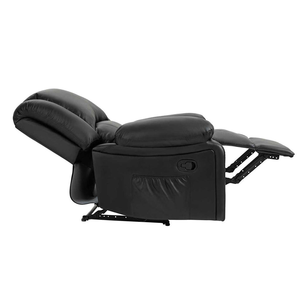 Masszázsfotel, fekete-1