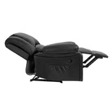 Masszázsfotel, fekete-1
