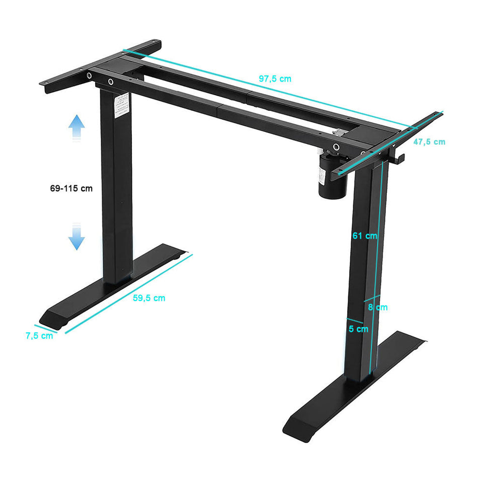 Elektronikusan állítható íróasztal láb-2