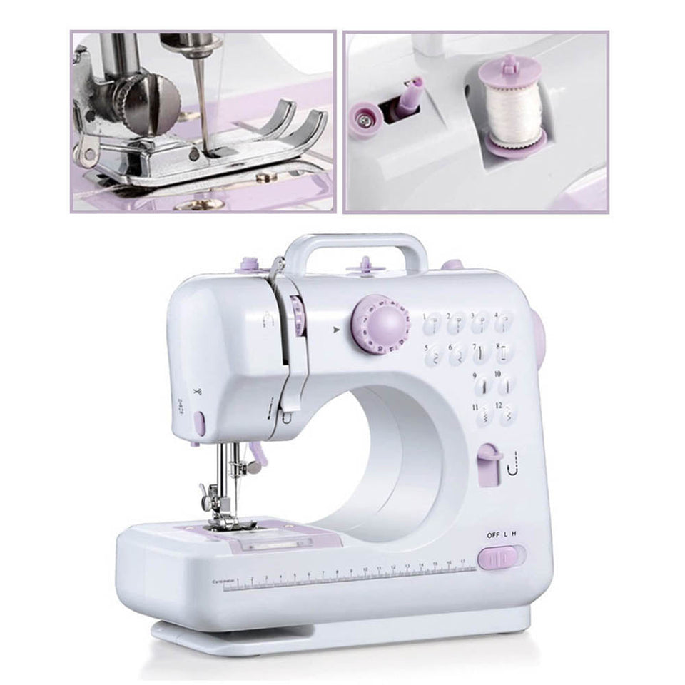 Mini sewing machine with accessories-2
