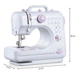 Mini sewing machine with accessories-3