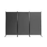 Mobile room divider 260x180cm, grey-1